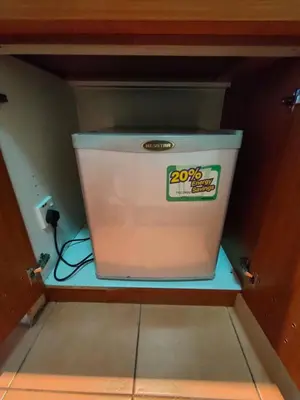a box sitting on a shelf in a room at Pavilion Fahrenheit 88 Bukit Bintang 3 bedrooms in Kuala Lumpur