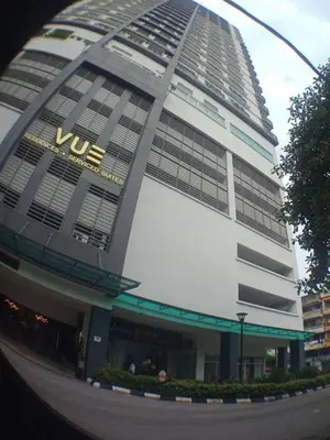 a large building with a wii sign on it at VUE RESIDENCE SERVICE SUITE- 2 ROOMS SIZE 500SFT 4 pax in Kuala Lumpur