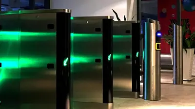 a row of stainless steel refrigerators in a room at Cozy Studio 10min to KLCC next to Hospital Gleneagle Jalan Ampang in Kuala Lumpur