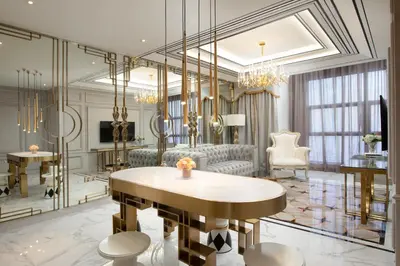 a living room with a couch and a table at arte by Thomas Chan in Kuala Lumpur