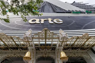 aire sign on the side of a building at Arte Mont Kiara Homestay in Kuala Lumpur