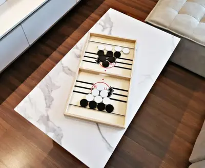a table topped with a box of balls on a table at ※THE UNIQUE HOME @ KL※ SUNWAY VELOCITY-TRX ◆2-7PAX in Kuala Lumpur
