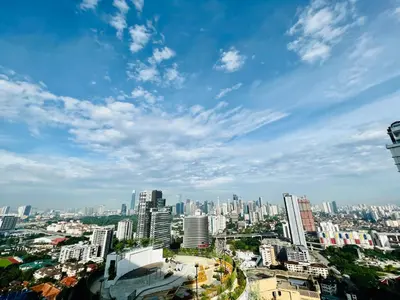 a view of a city with tall buildings at 3 Towers Klcc By Tenang Homes in Kuala Lumpur