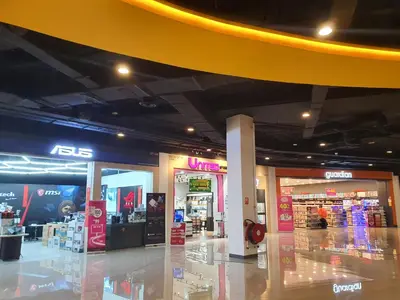 a shopping mall with a vita store in it at United Point Residence 6 pax Near Mont Kiara Desa Park Kepong in Kuala Lumpur