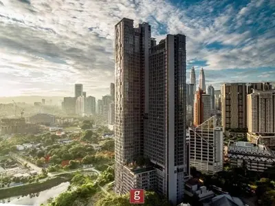 a tall building in the middle of a city at EXPRESSIONZ by GSuites in Kuala Lumpur