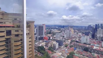 a view of a city from the top of a building at La Vista @ Regalia Residence in Kuala Lumpur