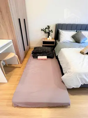 a large mattress on the floor of a bedroom at Continew Residences Kuala Lumpur in Kuala Lumpur