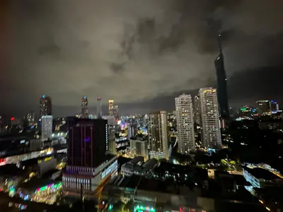a view of a city at night with at One Bukit Ceylon by Home Suites in Kuala Lumpur
