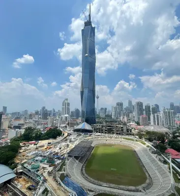 a view of the burj khalifa tallest building in the world at Opus Residences KL 118 View in Kuala Lumpur