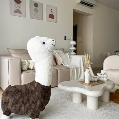 a living room with a large statue of a peacock at INS Style 5PAX 2R2B Sunway Velocity Linked in Kuala Lumpur