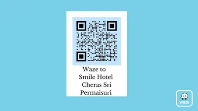 a label for a smile hotel with black and white squares at Smile Hotel Cheras Sri Permaisuri in Kuala Lumpur