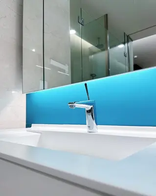 a bathroom with a sink and a mirror at Tropicana The Residence LV Suite with KLCC View in Kuala Lumpur