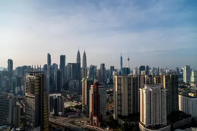a view of a large city with tall buildings at EXPRESSIONZ KLCC BY MANA-MANA in Kuala Lumpur