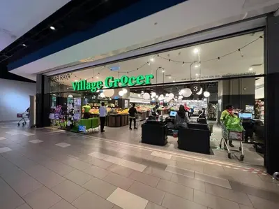a view of a viking grocery store with people in it at PROMO CONNECTED TRAIN 1 Bedroom ABOVE MALL - 5 in Kuala Lumpur