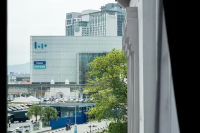 a view of a large building in a city at Chill Suites Kuala Lumpur in Kuala Lumpur