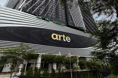 an office building with the acer logo on it at Arte Mont Kiara Hotel Suite in Kuala Lumpur