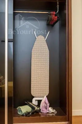 a skateboard on display in a glass display case at Anggun Residences Luxury Suites KL City Center in Kuala Lumpur